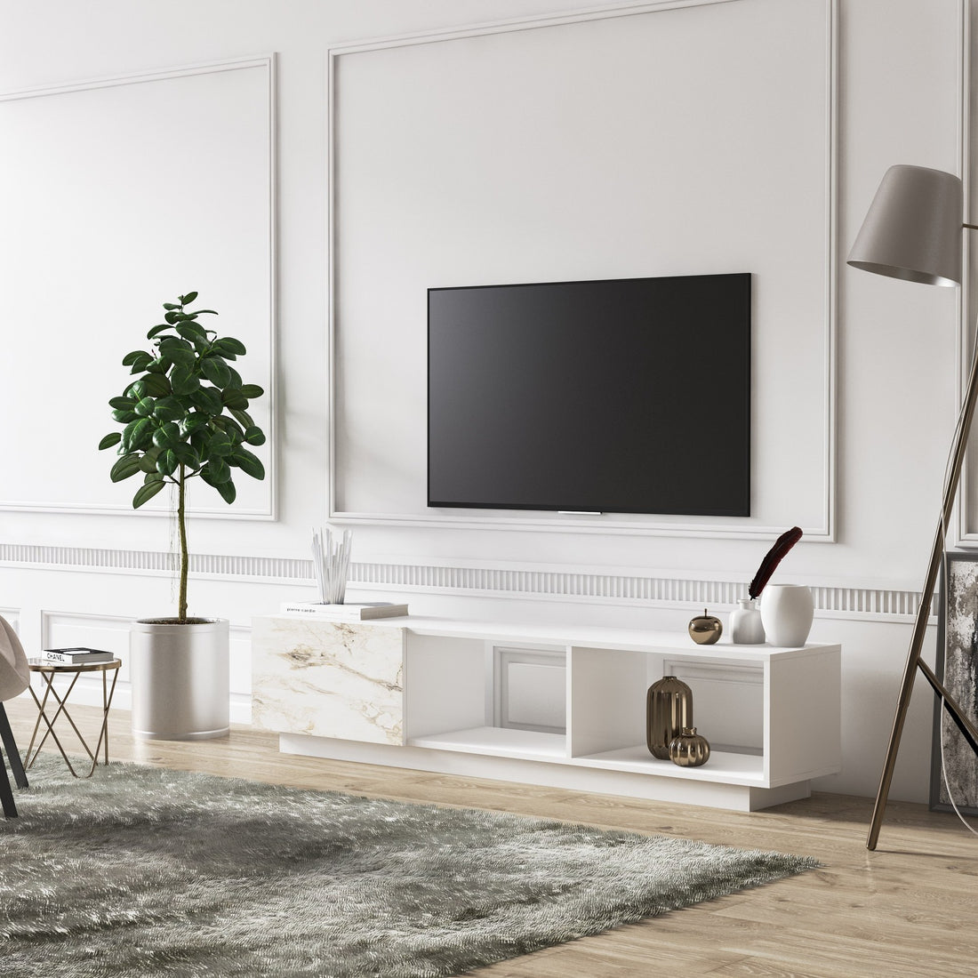 Meuble TV Lepando - Marble