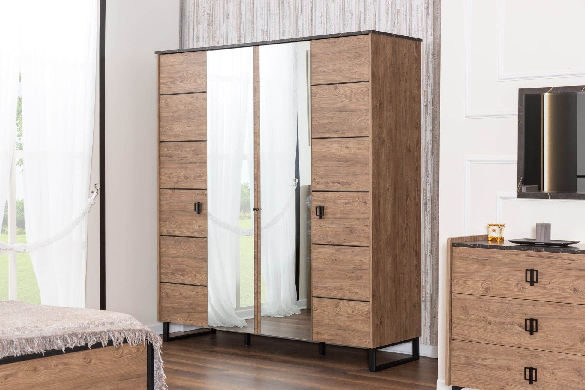 Mozaik armoire 4 portes