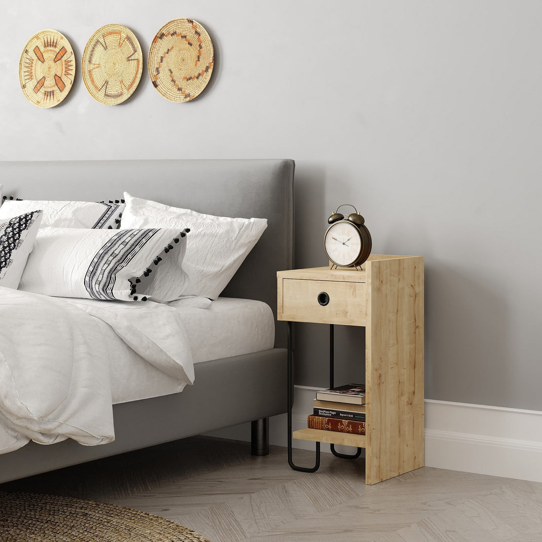 La table de nuit Sirius Right - Oak