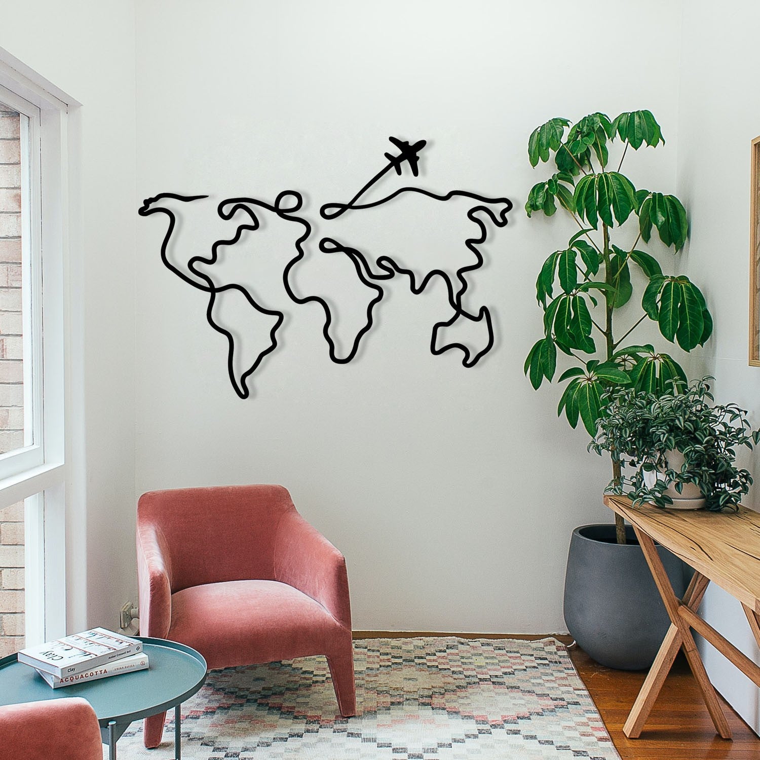 Accessoire mural en métal décoratif Mozzafiato