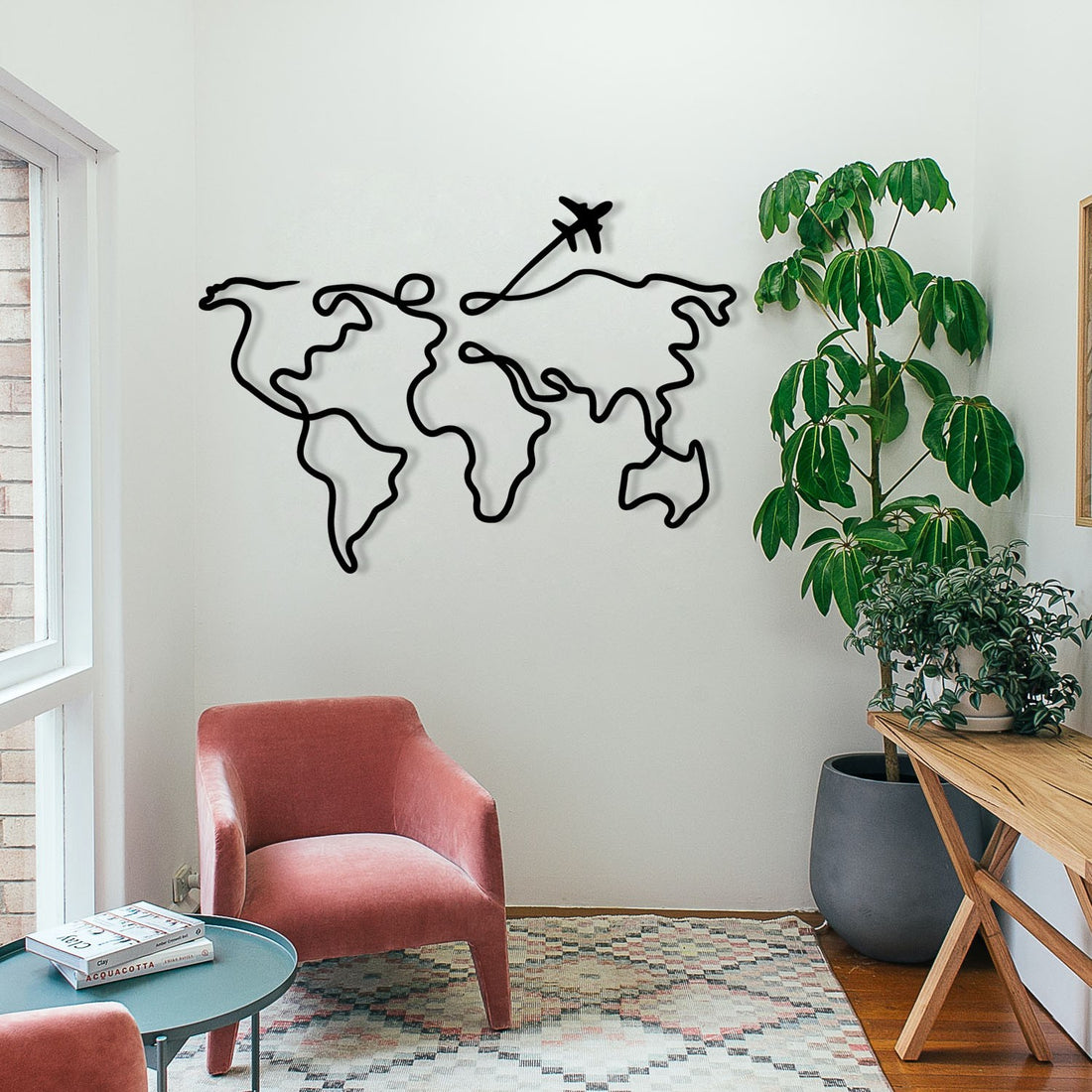 Accessoire mural en métal décoratif Mozzafiato