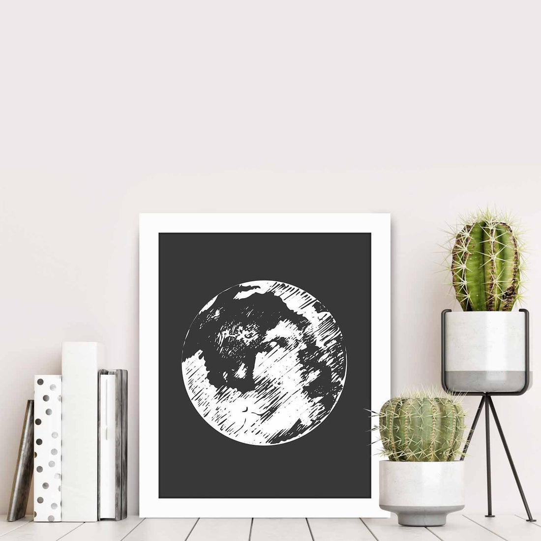 Peinture mdf encadrée décorative BCT-095