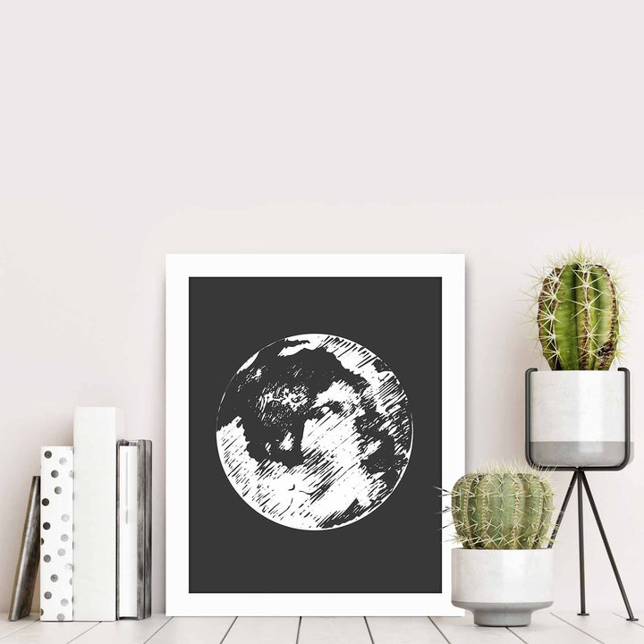 Peinture mdf encadrée décorative BCT-095