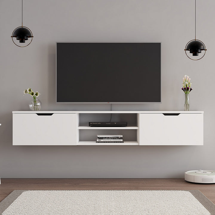 Unité de télévision Denoya 2 TV Unit - White v2