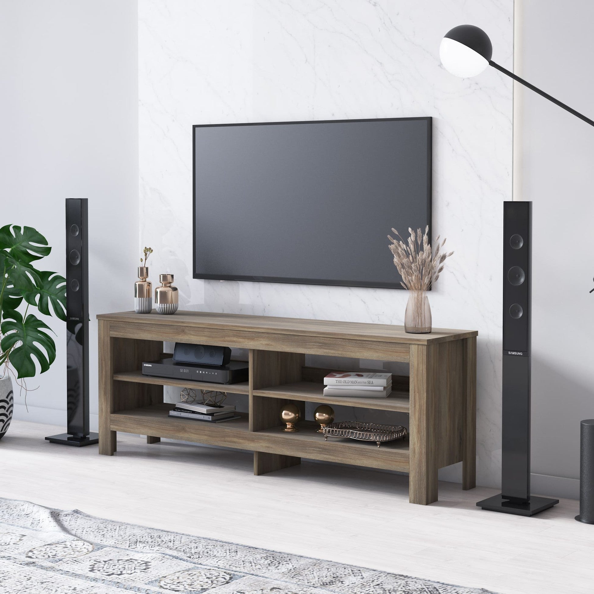 Meuble TV Cologno Noyer 150cm