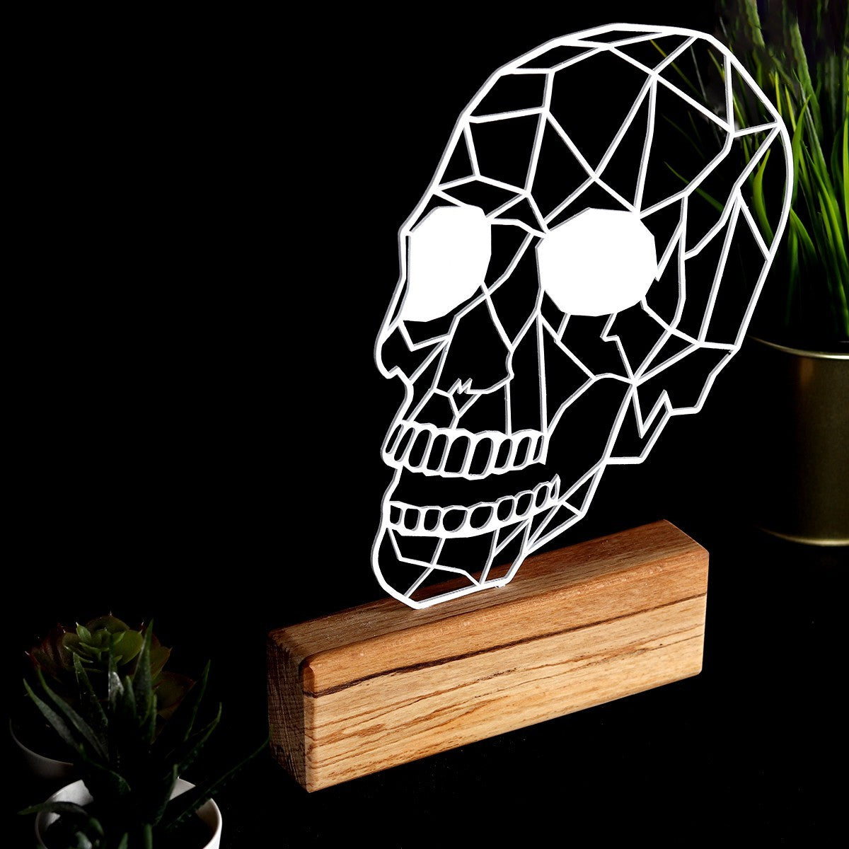 Objet décoratif Skull - White