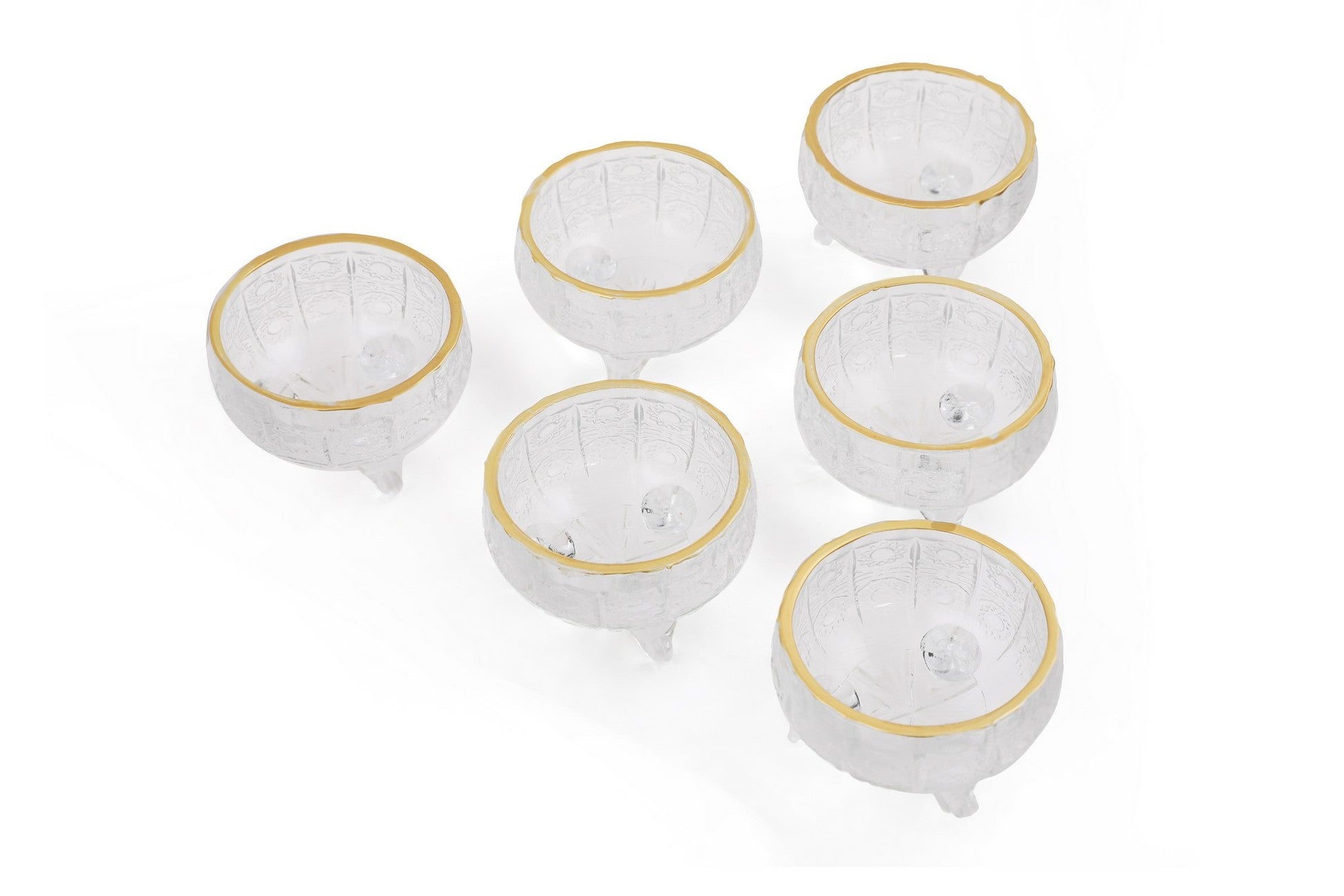 Bowl Set (6 pièces) İP-AHE6B - Eye Gilding