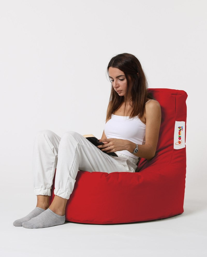 Pouf de jardin Lina - Red v2