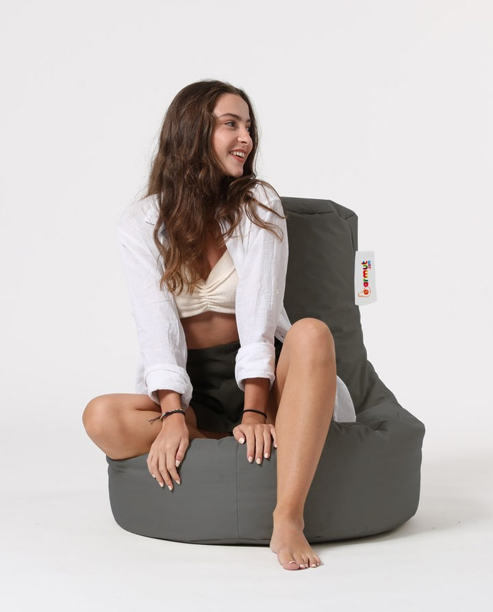 Pouf de jardin Lina - Dark Grey