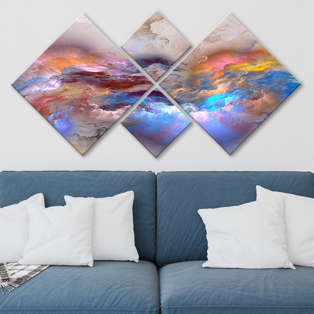 Peinture décorative MDF (4 pièces) 4MDF298644545