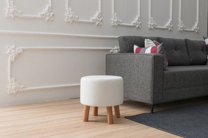 Touffet Silindir - Cream