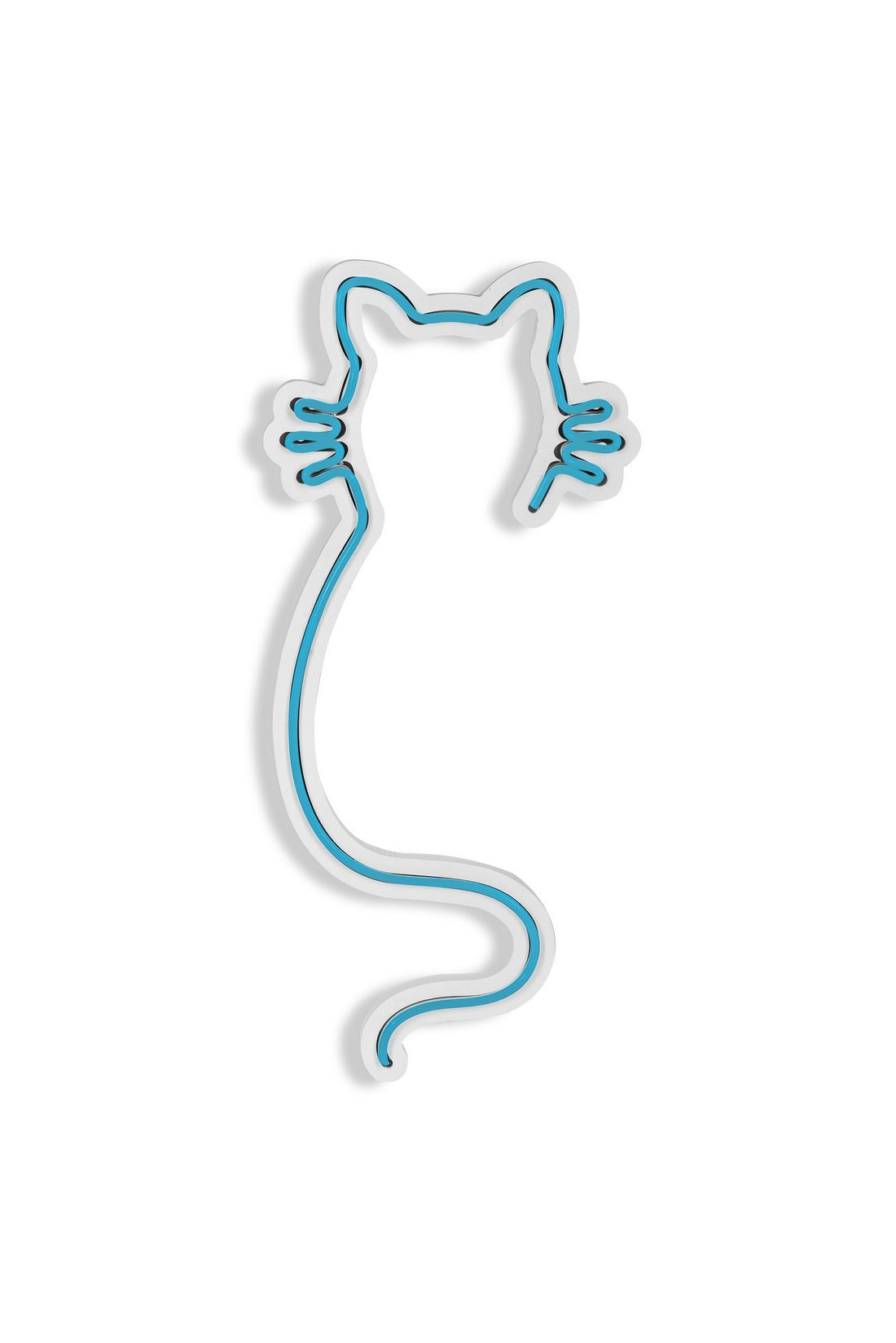 Éclairage LED en plastique décoratif Cat - Blue