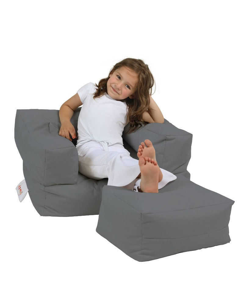 Pouf de jardin Kids Single Seat Pouffe - Fume