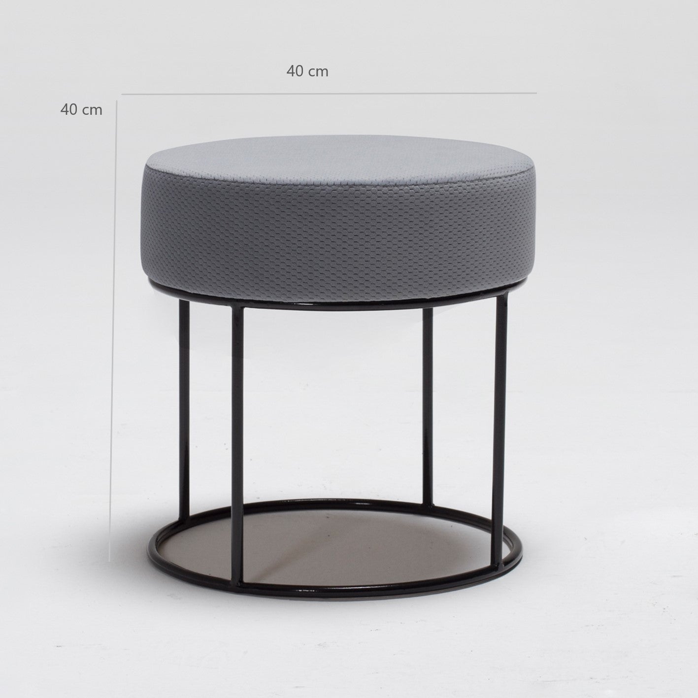 Tuffet Moon Steel 508 - Grey