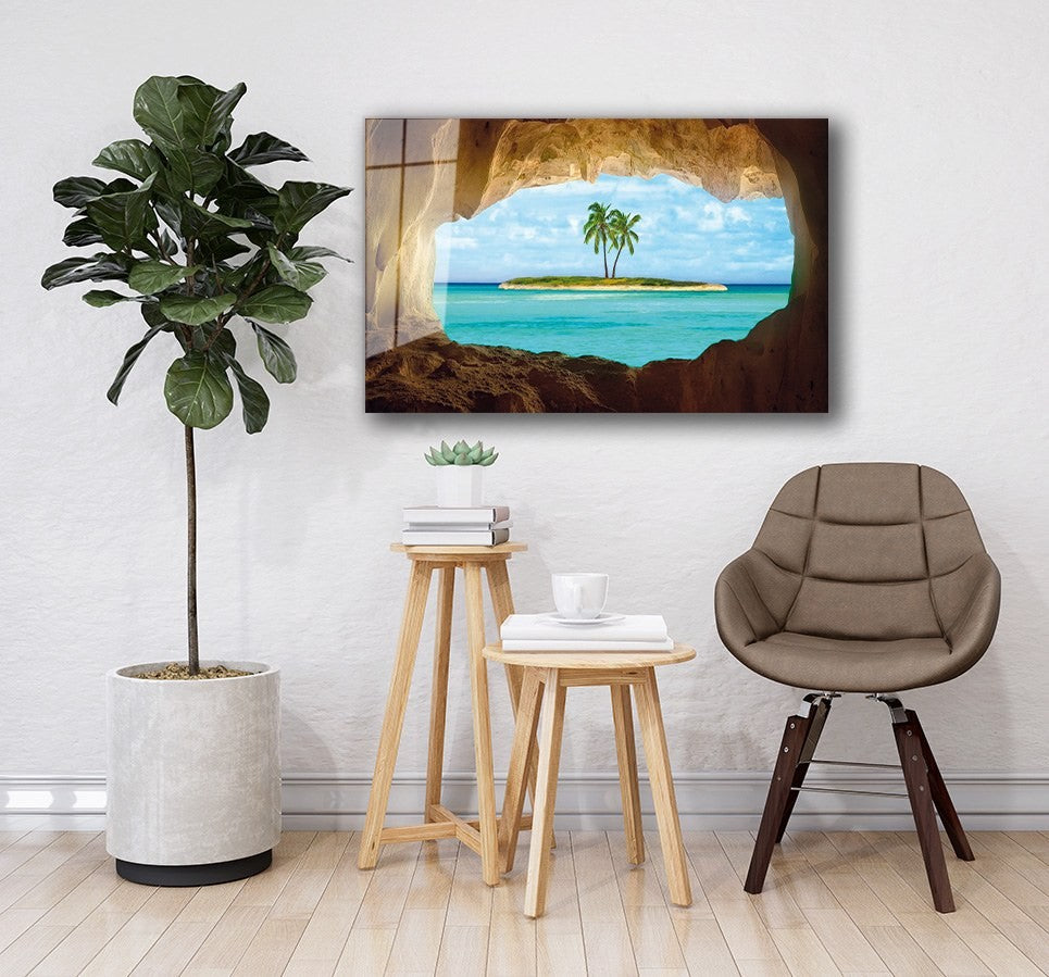 Peinture en verre trempé décoratif 0549 - 72 x 46