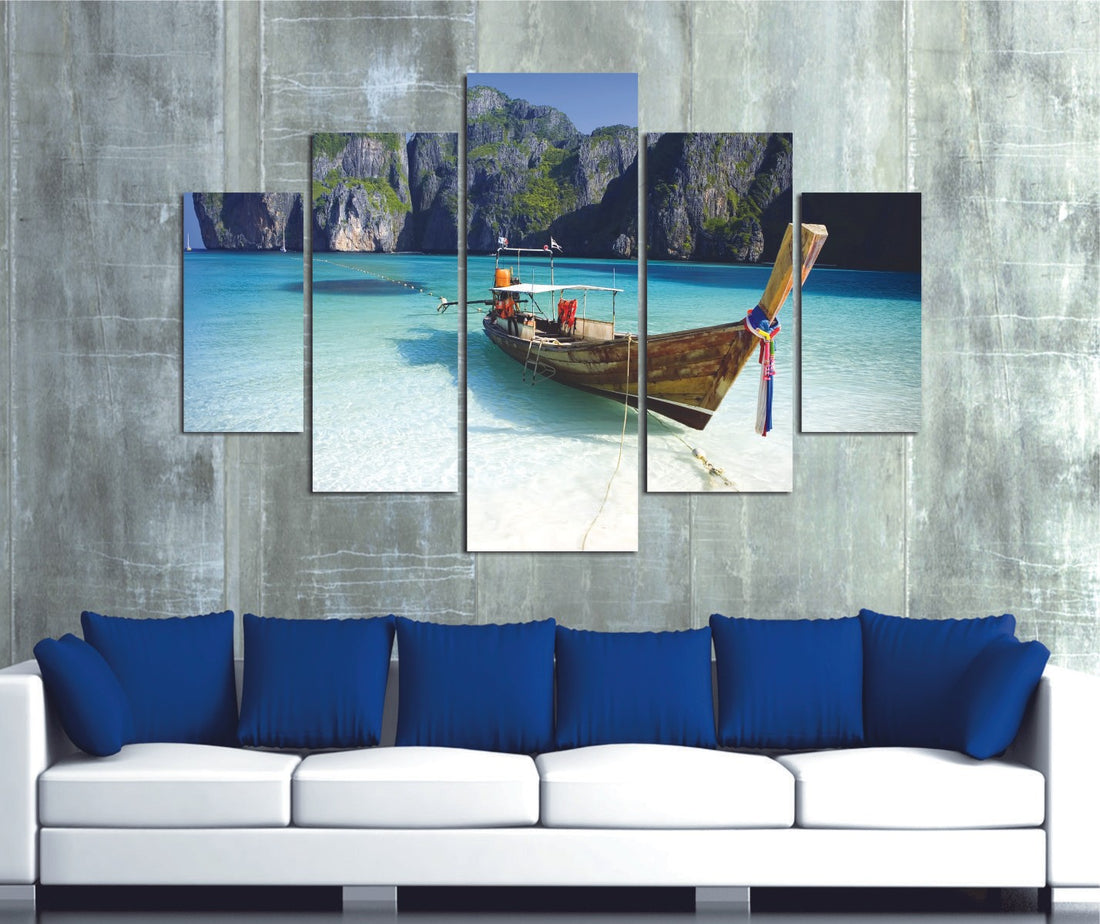 Peinture décorative MDF (5 pièces) ST057