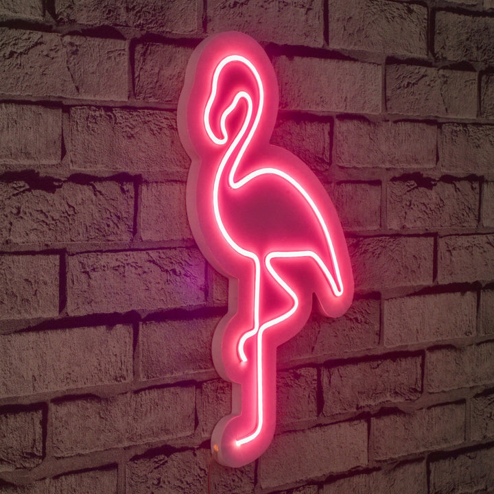 Éclairage LED en plastique décoratif Flamingo - Pink