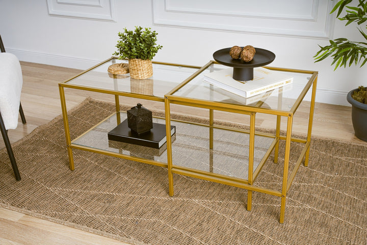Ensemble de table basse Sevay - Gold