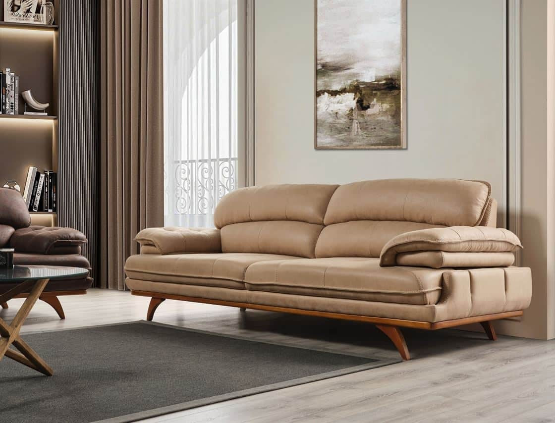 Akra Canapé 3 Places Crème