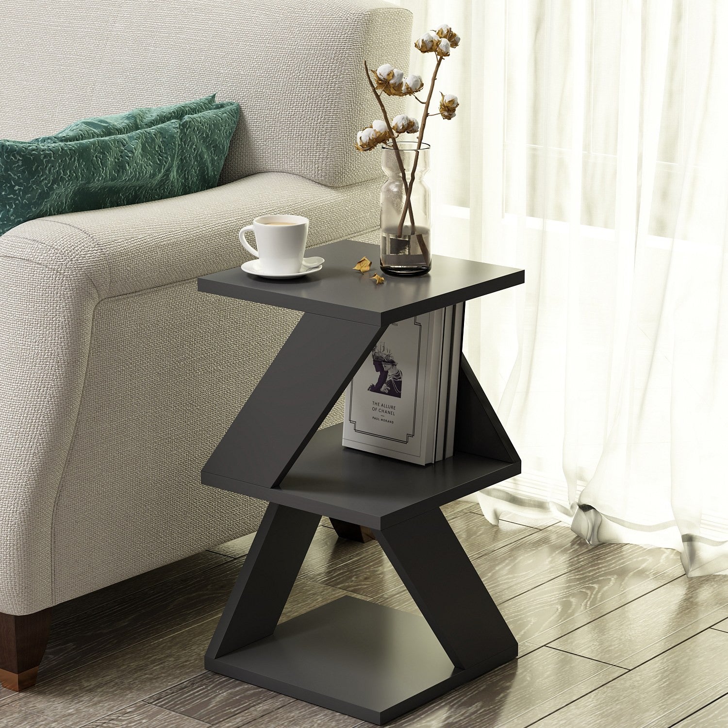 Table d'appoint Albeni - Anthracite