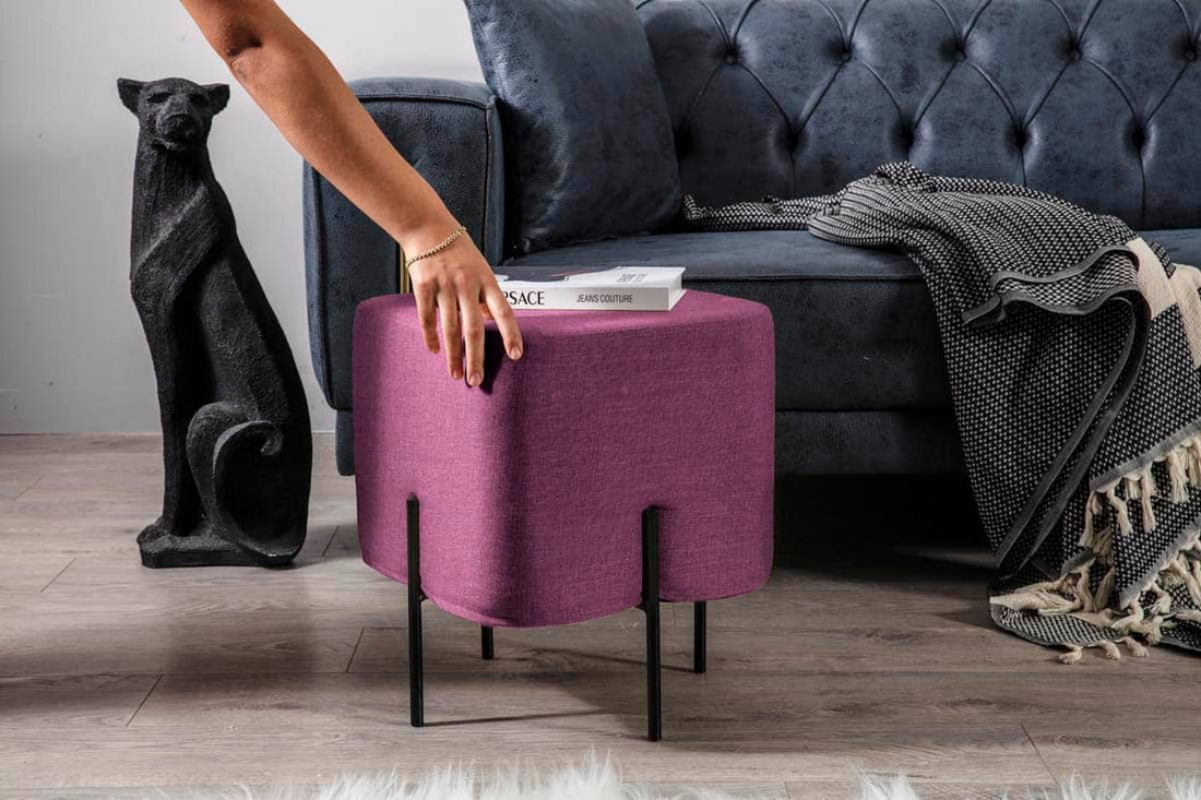 Mono Pouf Rose