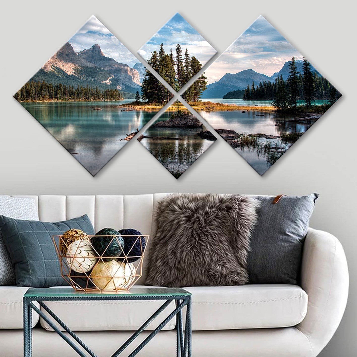 Peinture décorative MDF (4 pièces) 4MDF1286770756