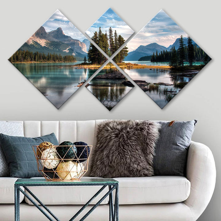 Peinture décorative MDF (4 pièces) 4MDF1286770756