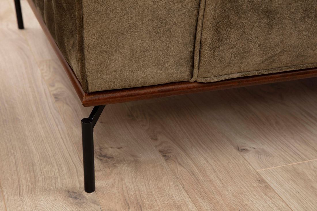 Canapé de 3 places Siesta With Capitone 3 Seater - Brownish Green