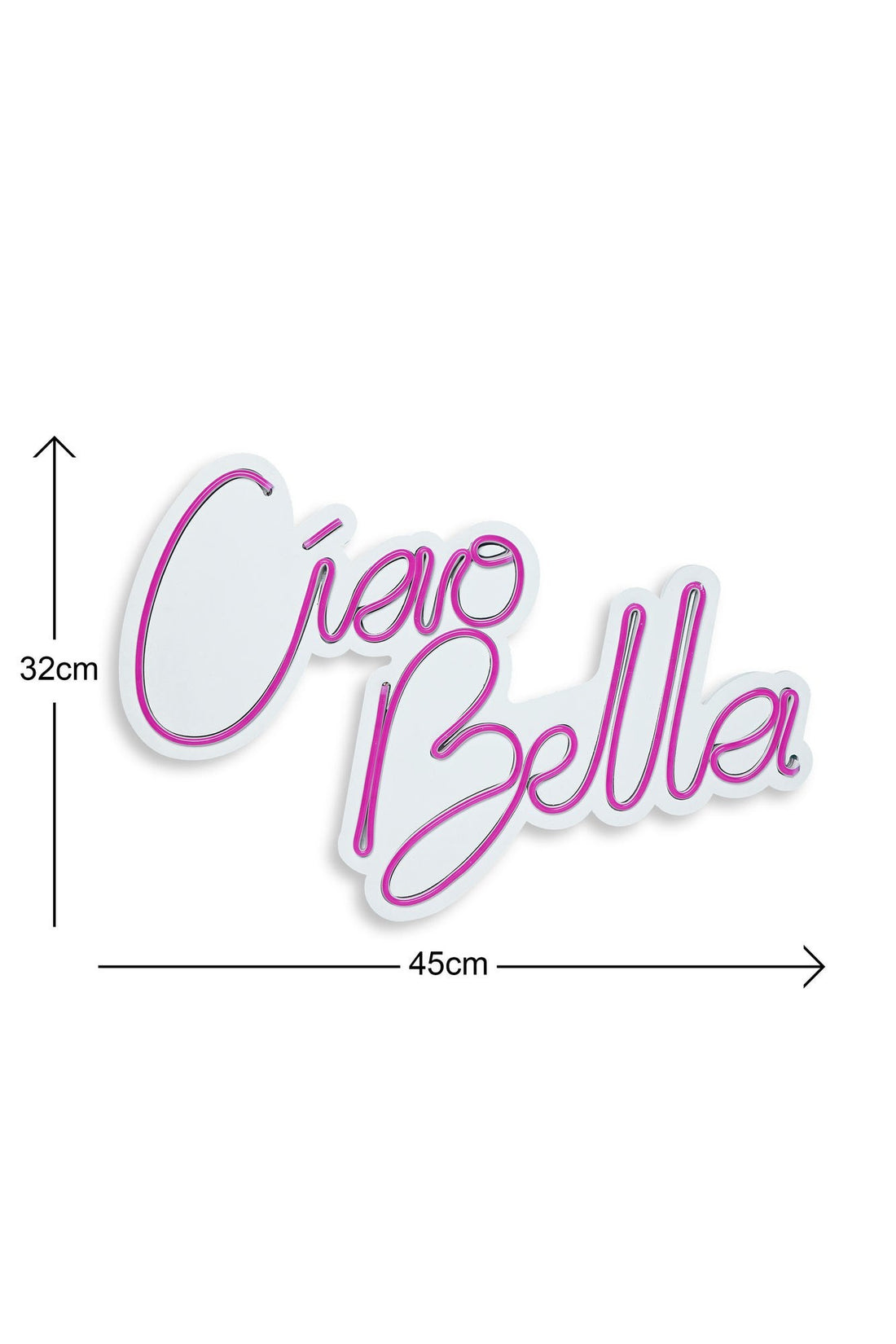 Éclairage LED en plastique décoratif Ciao Bella - Pink