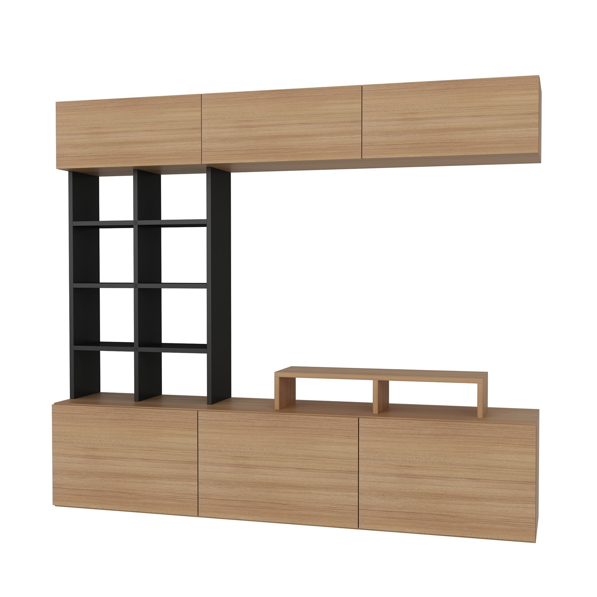 Unité de télévision Sasa - Teak, Black