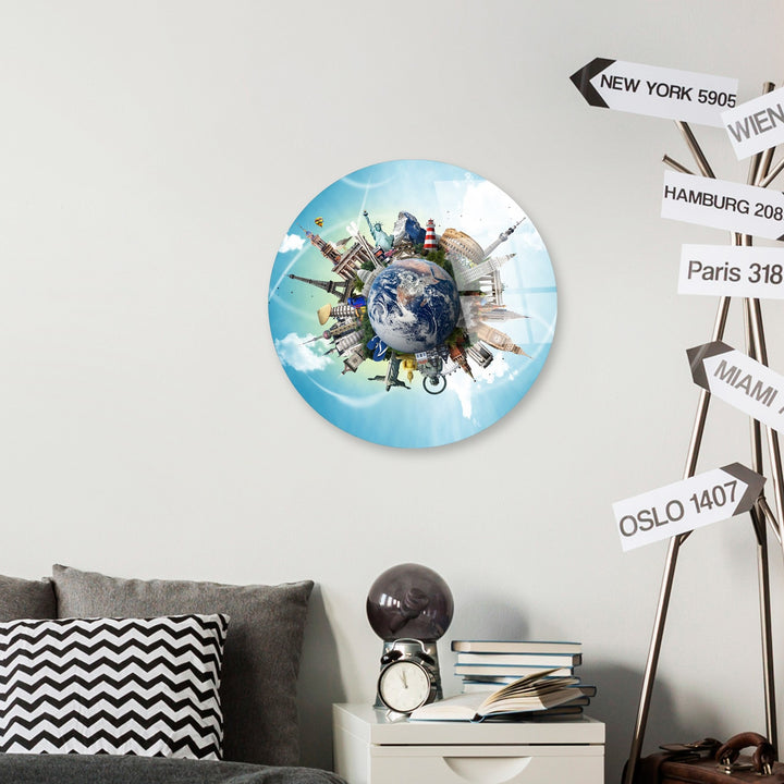 Peinture en verre trempé décoratif UV-1149