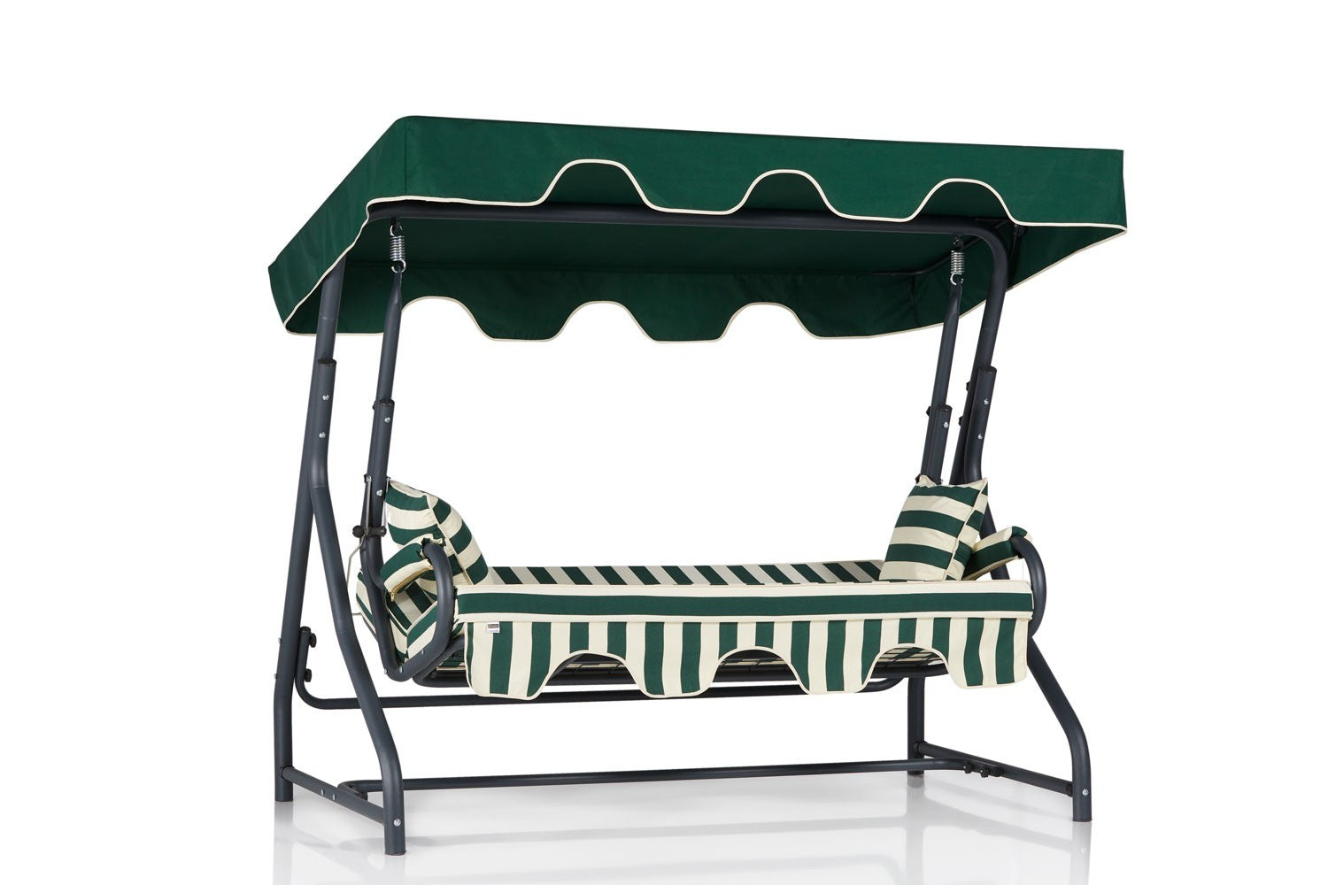 Chaise swing triple jardin Olea 8 - Multicolor