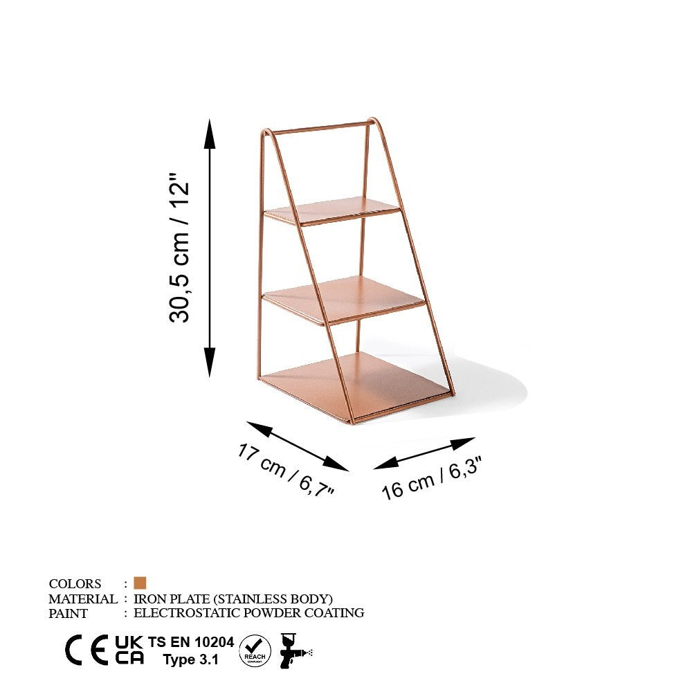 Accessoire décoratif en métal Kalımnos-A - Copper