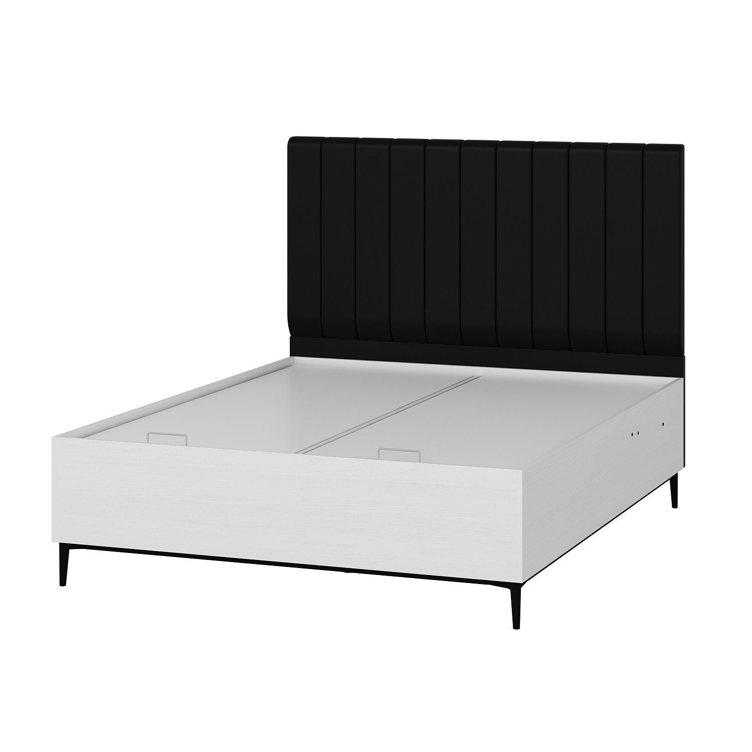 Base de lit double et tête de lit Elevate 160 x 200 - White