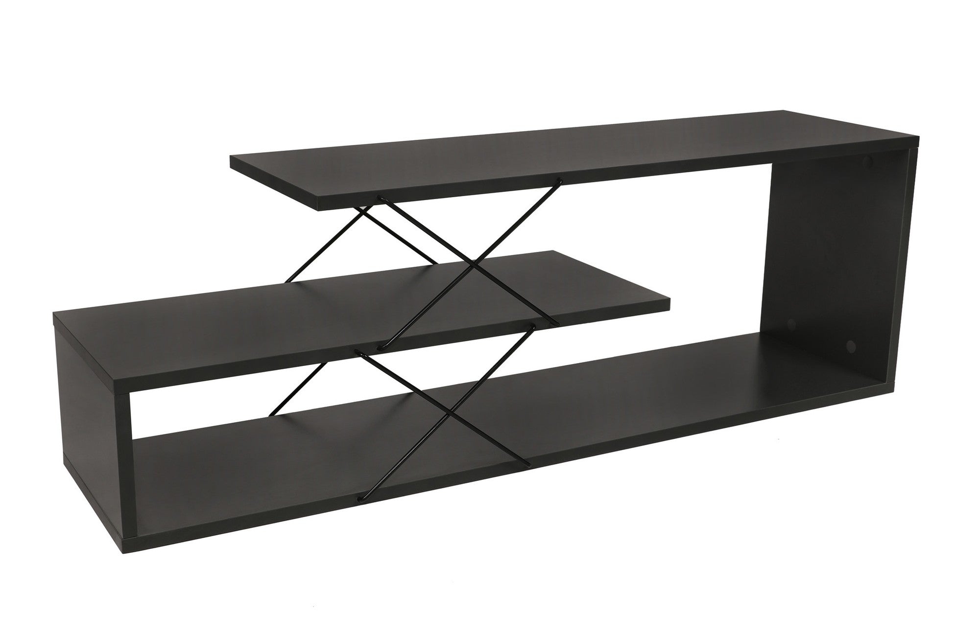 Meuble TV Zigzag - Anthracite
