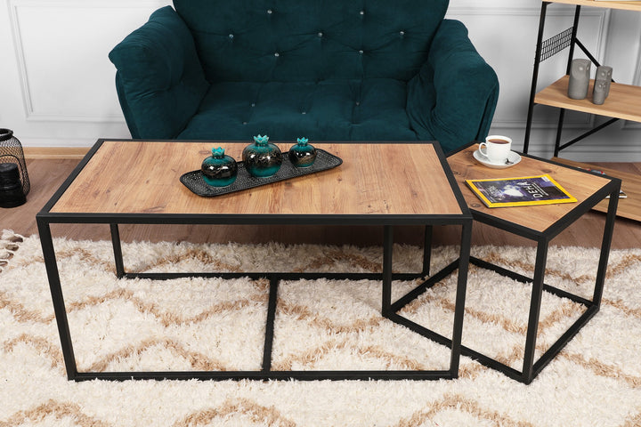 Ensemble de table basse Atlantis - Walnut