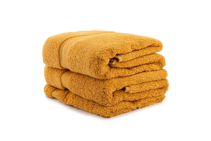 Ensemble de serviettes (3 pièces) Colorful - Mustard