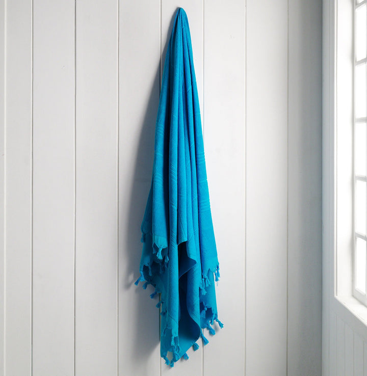 Fouta (serviette de plage) Monaco - Turquoise