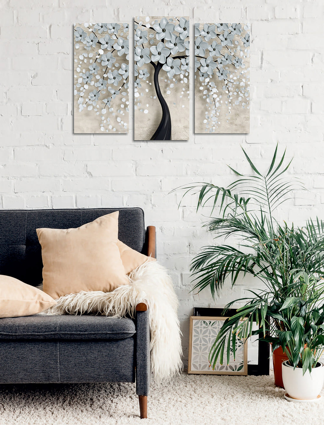 Peinture décorative en toile (3 pièces) UC114