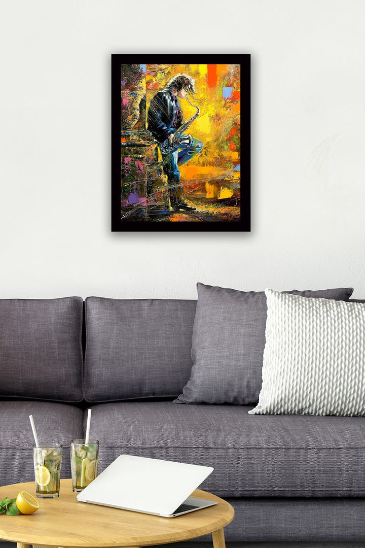 Peinture mdf encadrée décorative SC0097