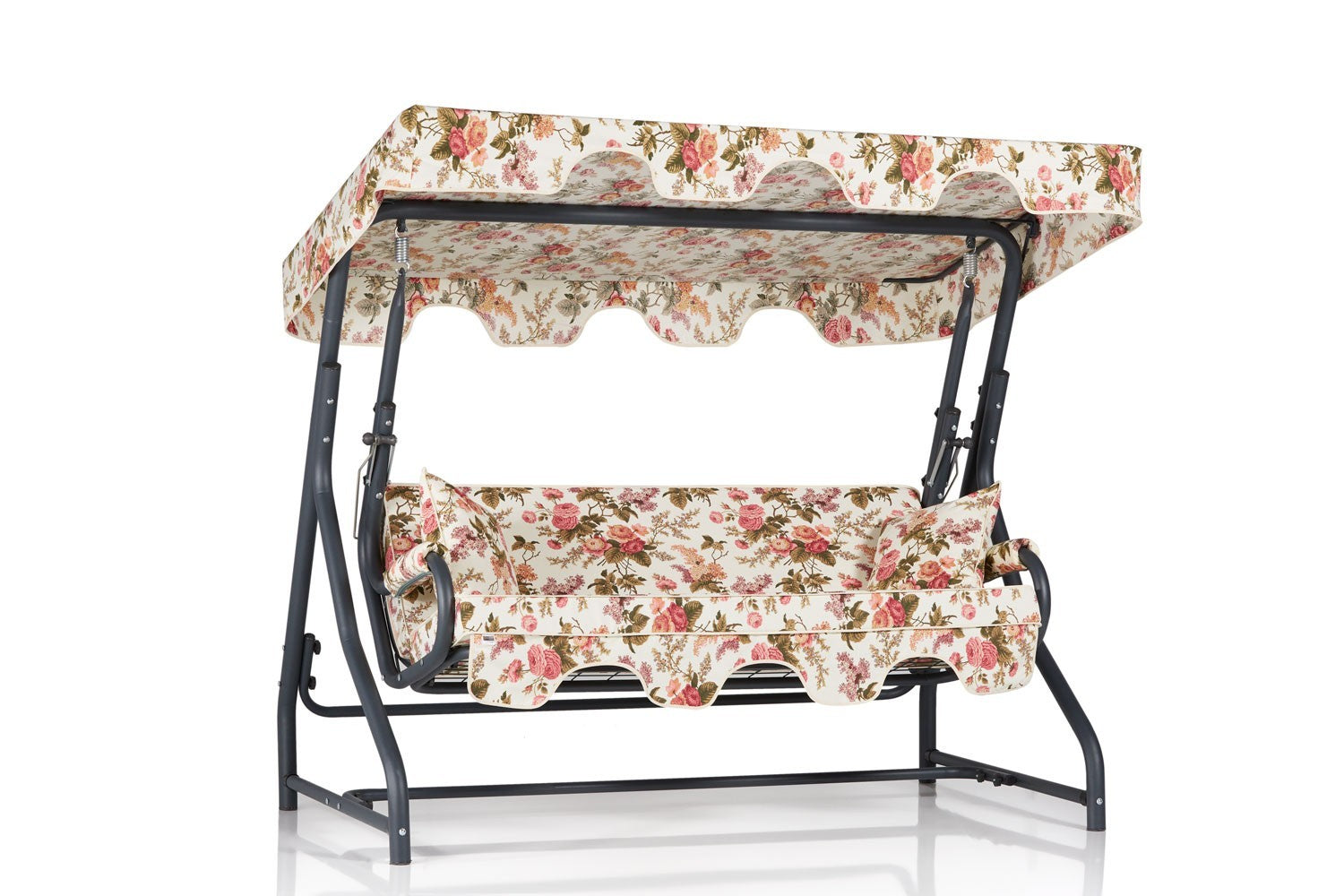 Chaise swing triple jardin Olea 10 - Multicolor