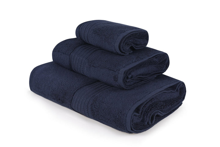 Ensemble de serviettes (3 pièces) Chicago Set - Dark Blue