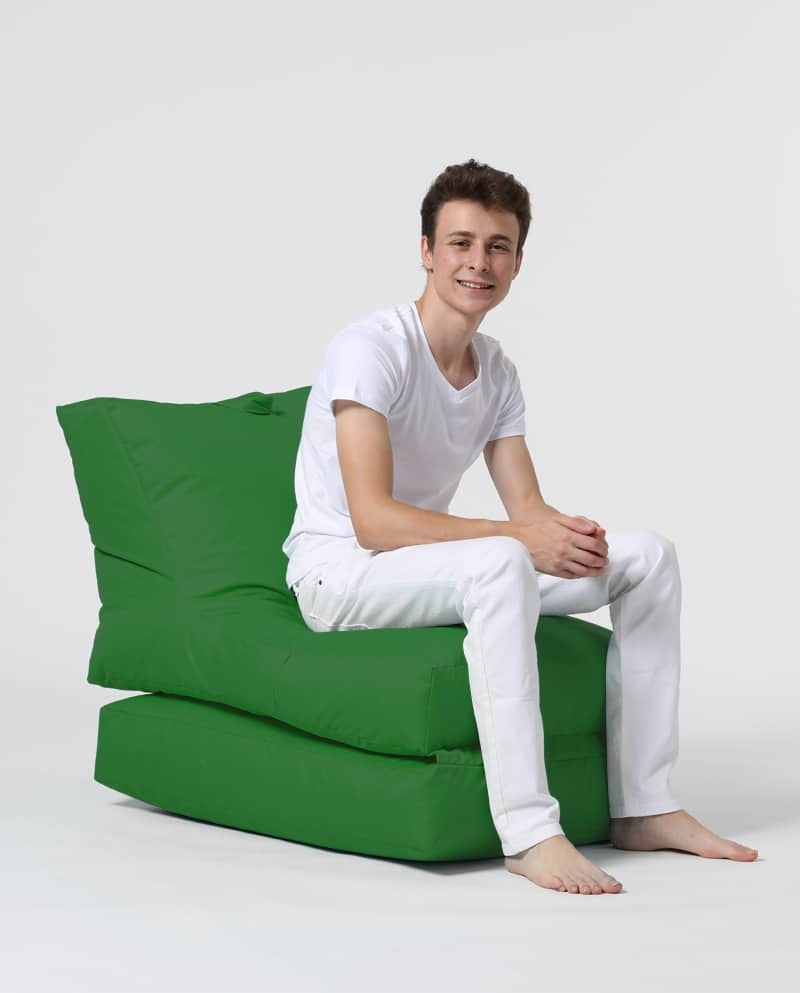 Siesta Pouf convertible / coussin de sol Vert