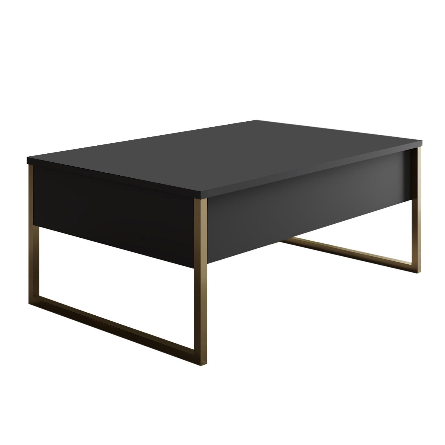 Table basse Luxe - Anthracite, Gold