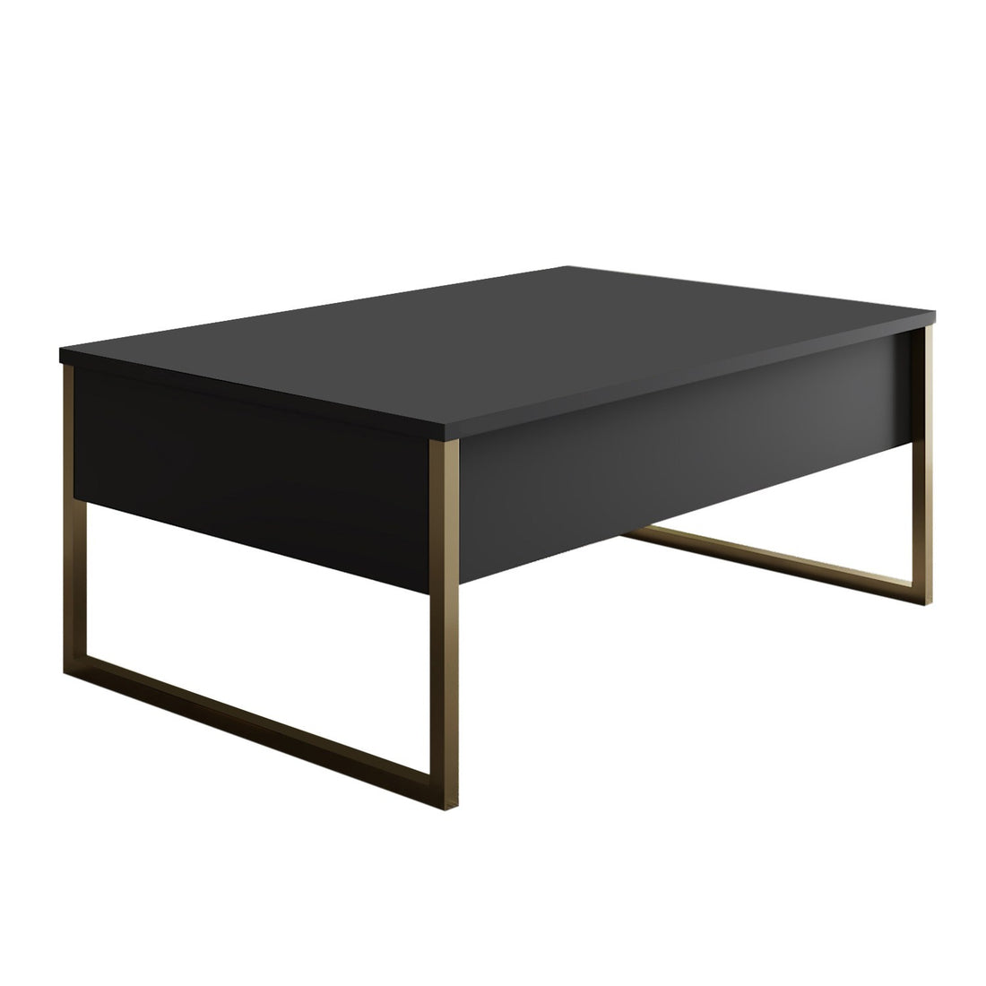 Table basse Luxe - Anthracite, Gold