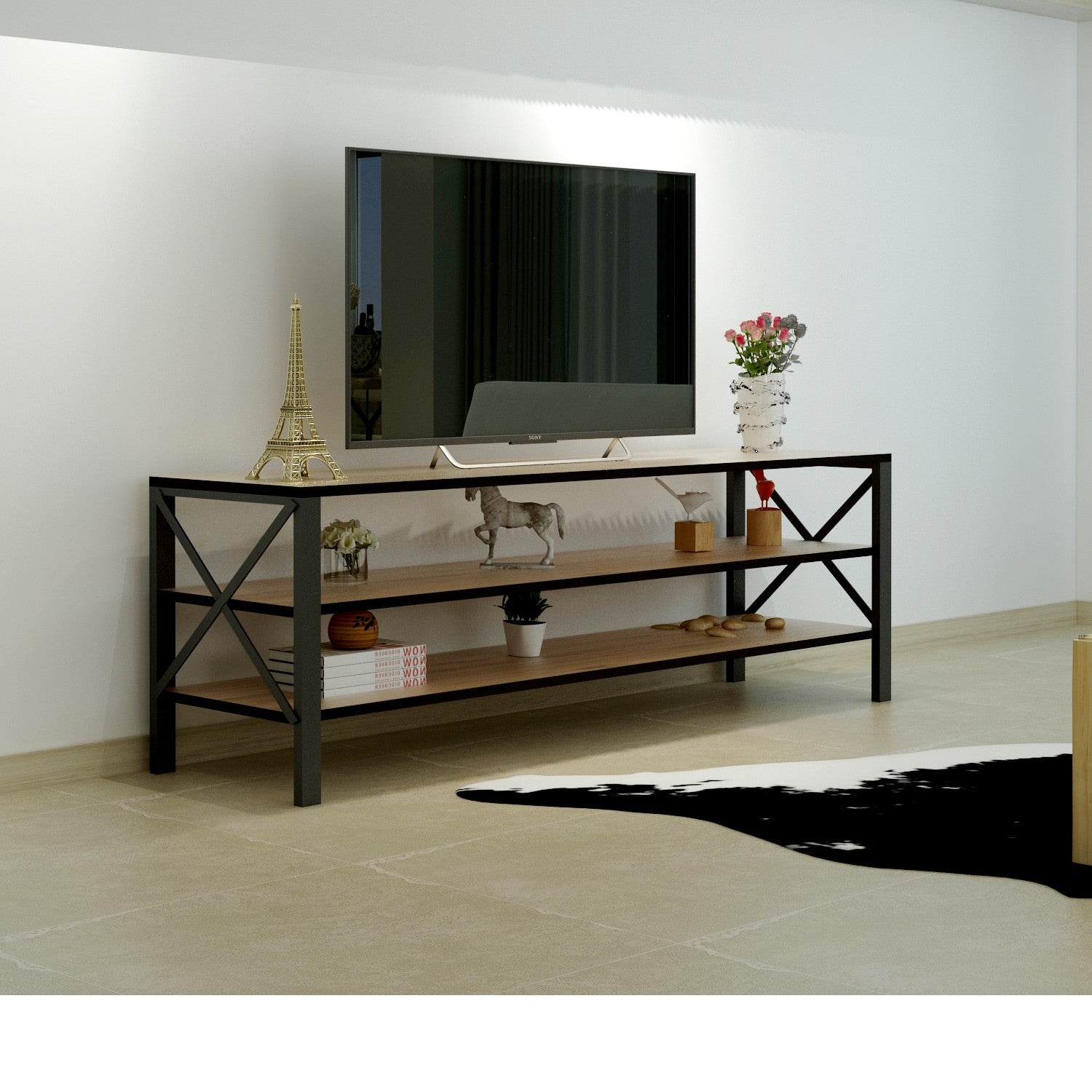 Meuble TV Nero - Walnut