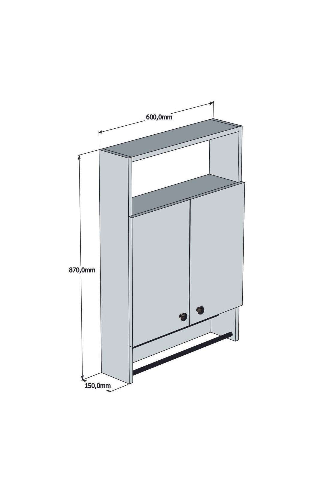Armoire de toilette Banyo - White