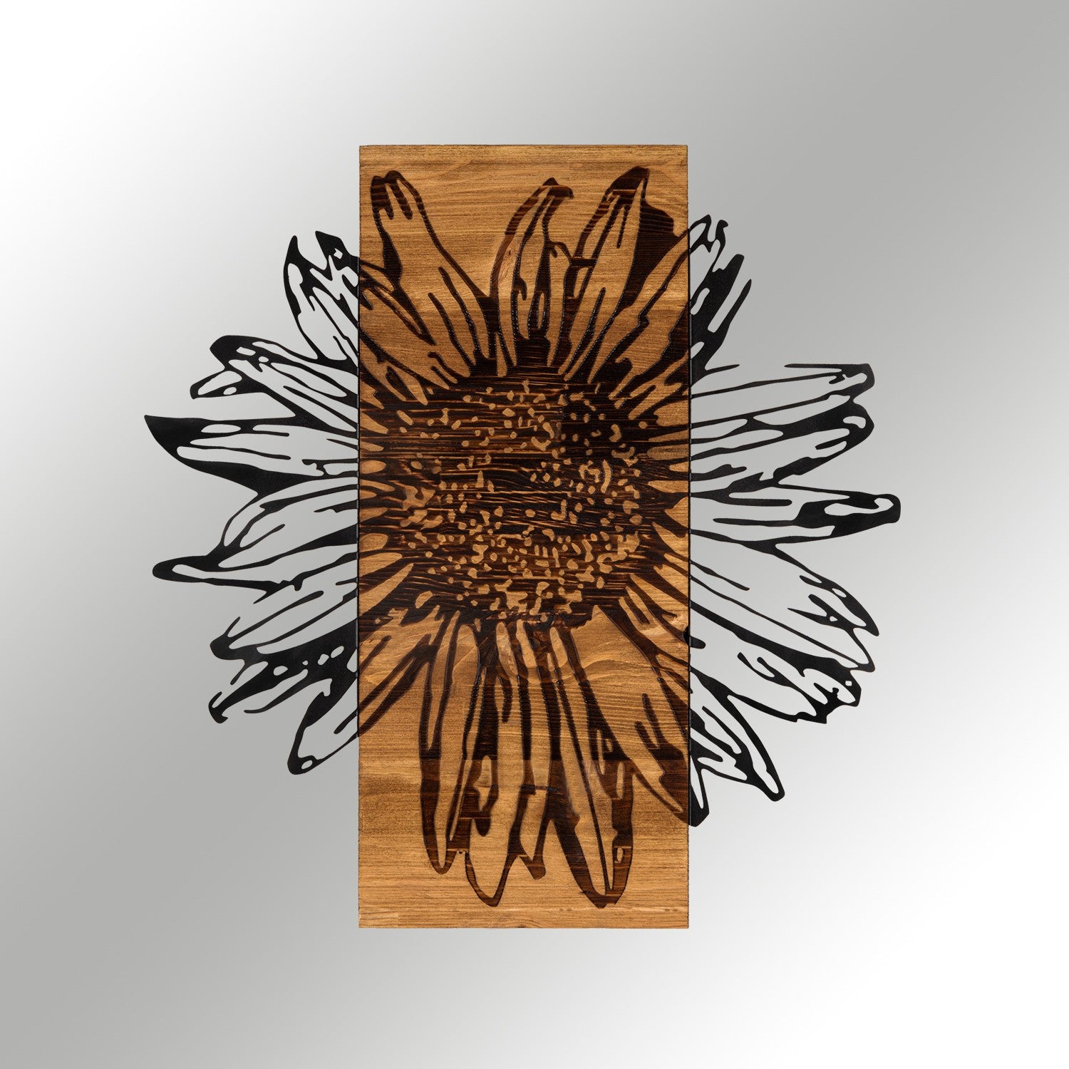 Accessoire mural en bois décoratif Daisy