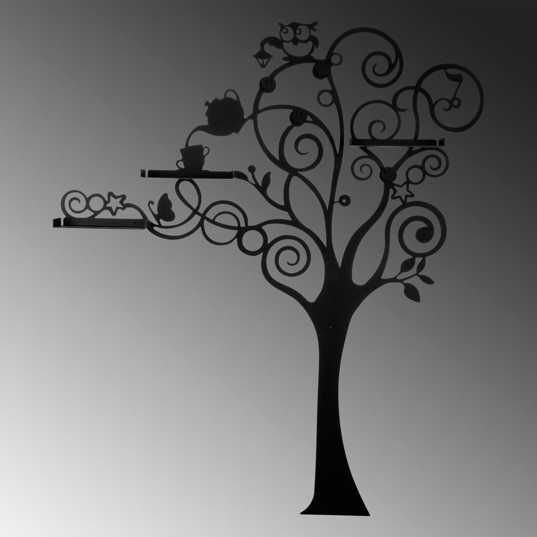 Crochet mural en métal Ağaç WSH-024