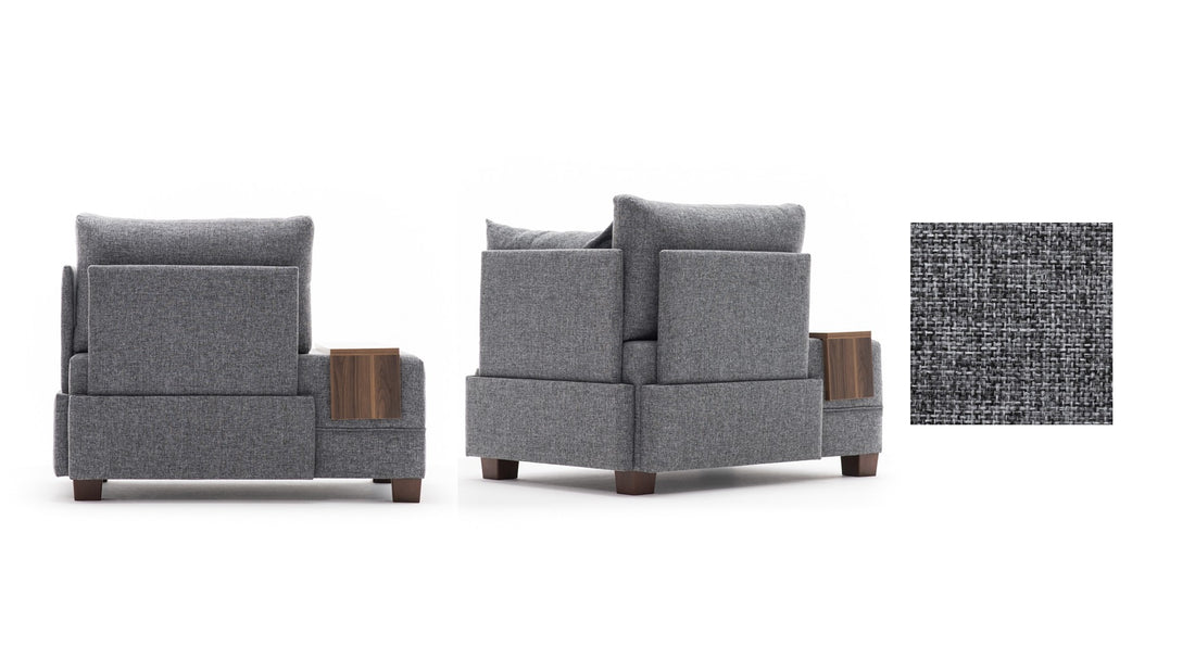 Canapé 1 place Fly Armchair Right - Grey